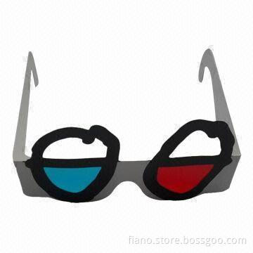 Funny Children's 3D Glasses, Ideal for TV and 3D Book, OEM Orders are Accepted